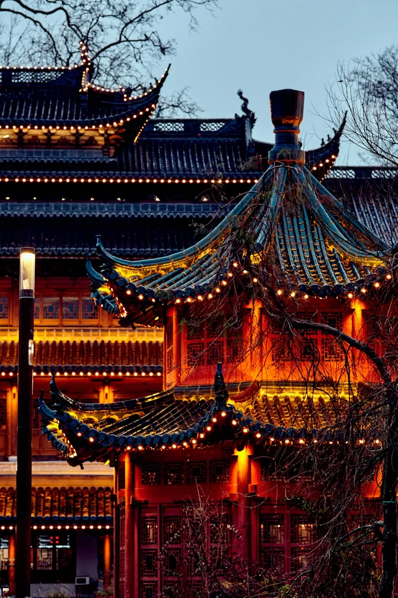 a building with a gold roof