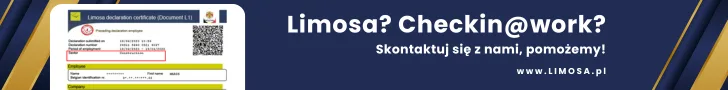 Wyrabianie limosa i checkin@work