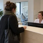 Wizualizacja recepcji gabinetu dentystycznego