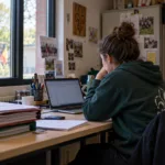 Wizualizacja laptopa w biurze organizacji młodzieżowej