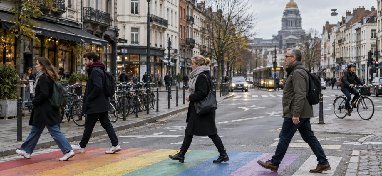 Wizualizacja symboli solidarności z osobami LGBT