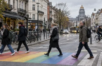 Wizualizacja symboli solidarności z osobami LGBT