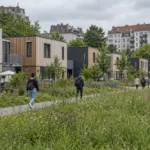 Wizualizacja domów modułowych w Watermael-Boitsfort