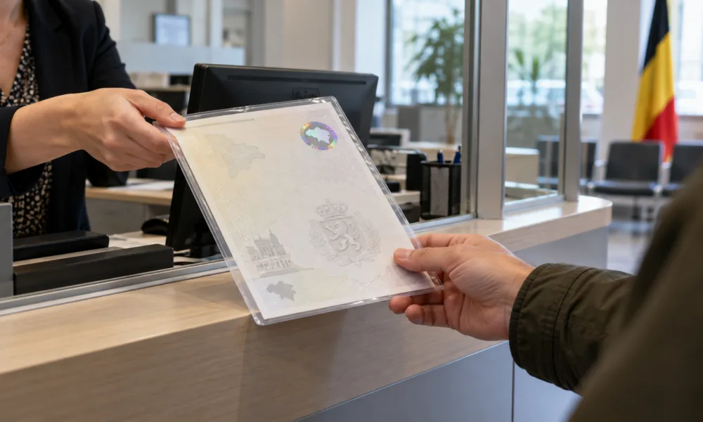 Zabezpieczone zaświadczenie pobytowe w urzędzie