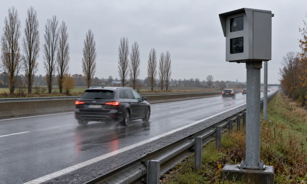 Zdjęcie z kamery ANPR może kosztować podwójnie – za przekroczenie prędkości i za telefon w ręku podczas jazdy