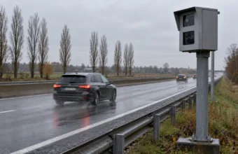 Zdjęcie z kamery ANPR może kosztować podwójnie – za przekroczenie prędkości i za telefon w ręku podczas jazdy