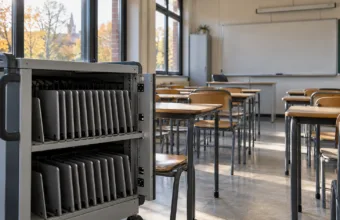 Koniec obietnicy laptopa dla każdego ucznia we Flandrii – minister Zuhal Demir wątpi w sens komputerów w klasach, UE sprawdza 3 927 faktur