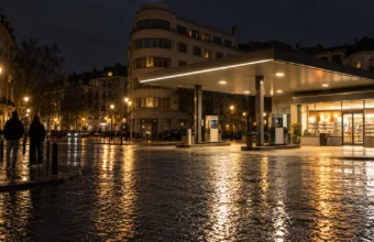Sklep na stacji benzynowej przy place Flagey znów otwarty po północy – gmina Ixelles grozi zamknięciem, jeśli klienci będą palić przy dystrybutorach