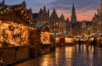 Jarmark Plaisirs d’Hiver w Brukseli od 27 listopada 2026 r. do 3 stycznia 2027 r. – 238 domków na jarmarku bożonarodzeniowym