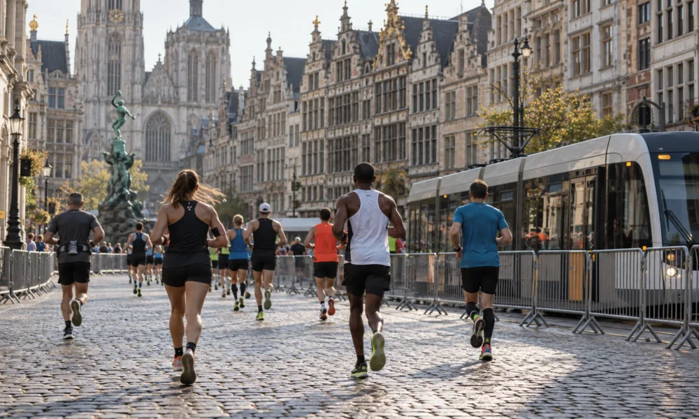 Antwerp Marathon w niedzielę 18 października – tramwaje 4, 7, 8, 11 i 24 pojadą objazdem, jedna linia tramwajowa i jedna autobusowa zawieszone