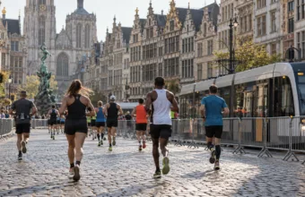 Antwerp Marathon w niedzielę 18 października – tramwaje 4, 7, 8, 11 i 24 pojadą objazdem, jedna linia tramwajowa i jedna autobusowa zawieszone