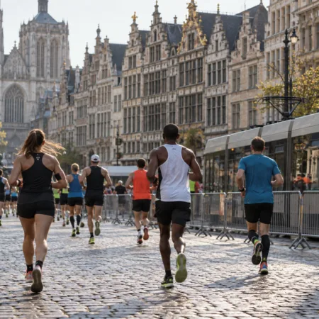 Antwerp Marathon w niedzielę 18 października – tramwaje 4, 7, 8, 11 i 24 pojadą objazdem, jedna linia tramwajowa i jedna autobusowa zawieszone