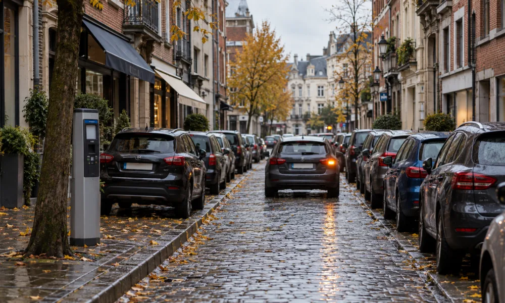 Prawie czterech na dziesięciu kierowców w Belgii omija miasta z powodu parkowania – trzy czwarte uważa, że postój na ulicy jest za drogi