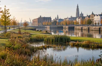 Zuidpark w Antwerpii z Europejską Nagrodą Przestrzeni Publicznej – park na miejscu dawnych doków i parkingu znów doceniony