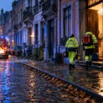 Kobieta w ciąży i dziecko zatrute tlenkiem węgla w Saint-Gilles – strażacy ostrzegają przed ogrzewaniem mieszkania koszem ogniowym