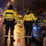 Weekendowe kontrole alkoholowe we Flandrii Zachodniej – dziewięciu pijanych kierowców w Kortrijk i Lendelede, w Lapscheure auto dachowało