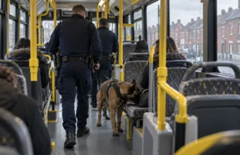 Duża kontrola w autobusach TEC w Borinage – 572 pasażerów sprawdzonych przez psa tropiącego narkotyki, TEC wystawił 50 protokołów