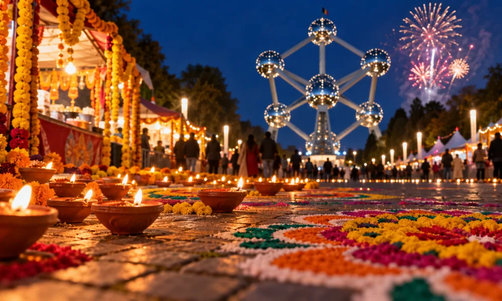 Brussels Diwali Festival pod Atomium w sobotę i niedzielę 24-25 października – indyjskie święto świateł z fajerwerkami o godz. 21.00, bilet 12 euro online