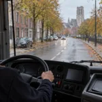 Kierowca autobusu De Lijn z telefonem w ręku w Mechelen – trzeci taki przypadek we Flandrii w ciągu tygodnia, 49 osób straciło prawo jazdy