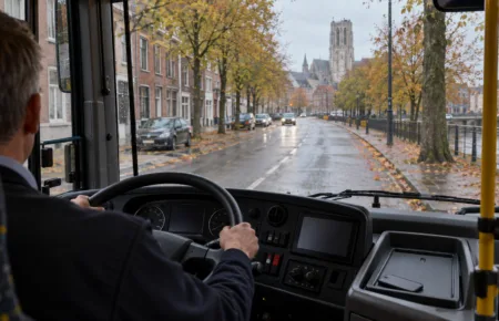 Kierowca autobusu De Lijn z telefonem w ręku w Mechelen – trzeci taki przypadek we Flandrii w ciągu tygodnia, 49 osób straciło prawo jazdy