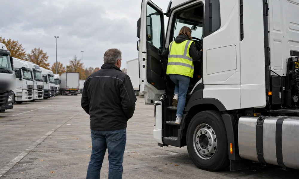 Firmy transportowe z Limburgii szukają kierowców ciężarówek – młodzi do 26 lat mogą przejść opłacone szkolenie na prawo jazdy C/CE