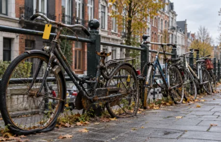 Rekordowa liczba porzuconych rowerów usuniętych w Antwerpii – 9 476 w 2025 r., właściciel ma trzy tygodnie na zabranie oznaczonego roweru