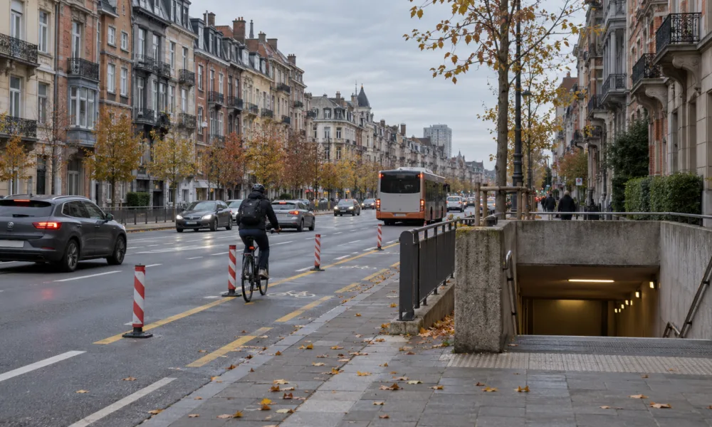 Bulwar Reyers na Schaerbeek przestanie być miejską autostradą – jest pozwolenie na przebudowę, przejścia podziemne znikną, będzie około 200 nowych drzew