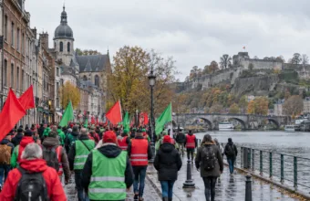 Pracownicy gmin, CPAS i prowincji wyjdą na ulice Namur w środę 18 listopada – związki protestują przeciw oszczędnościom rządu walońskiego, „budżet mrozi krew w żyłach”