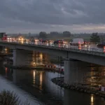 Naprawa uszkodzonego mostu na E19 w Mechelen od poniedziałku 2 listopada – od 4 do 14 grudnia tylko dwa pasy w stronę Brukseli