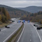 Autostrada E25 zamknięta w obu kierunkach na wysokości Sprimont – kierowca miał twierdzić, że ma broń i materiały wybuchowe