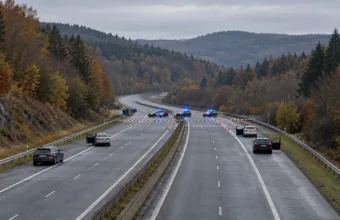 Autostrada E25 zamknięta w obu kierunkach na wysokości Sprimont – kierowca miał twierdzić, że ma broń i materiały wybuchowe