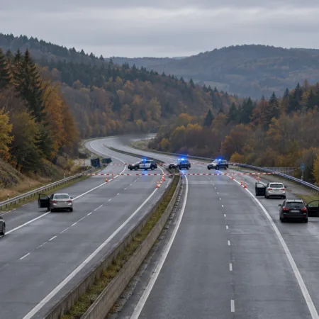 Autostrada E25 zamknięta w obu kierunkach na wysokości Sprimont – kierowca miał twierdzić, że ma broń i materiały wybuchowe