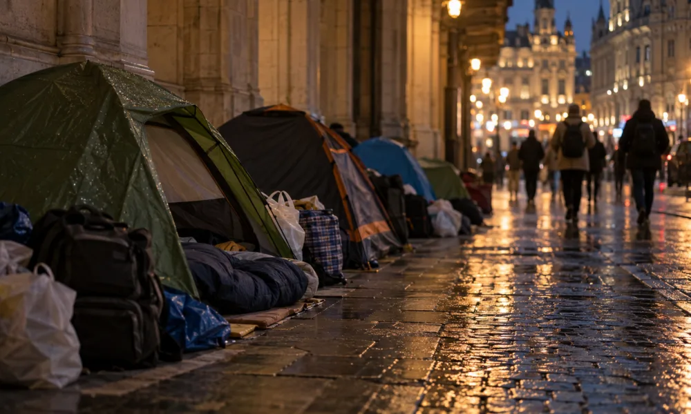 Petycja przeciw likwidacji miejsc w noclegowni dla migrantów w Brukseli – ponad 7 900 podpisów trafiło do minister Van Bossuyt