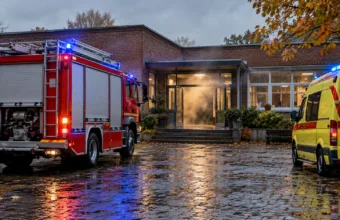 Pożar w szkole specjalnej w Philippeville – cztery osoby podtrute dymem trafiły do szpitala