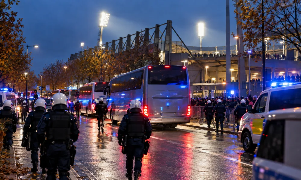 Mecz podwyższonego ryzyka w Brugii w środę 21 października – 1 470 kibiców RC Lens przyjedzie na Club Brugge tylko autobusami, prosto na stadion