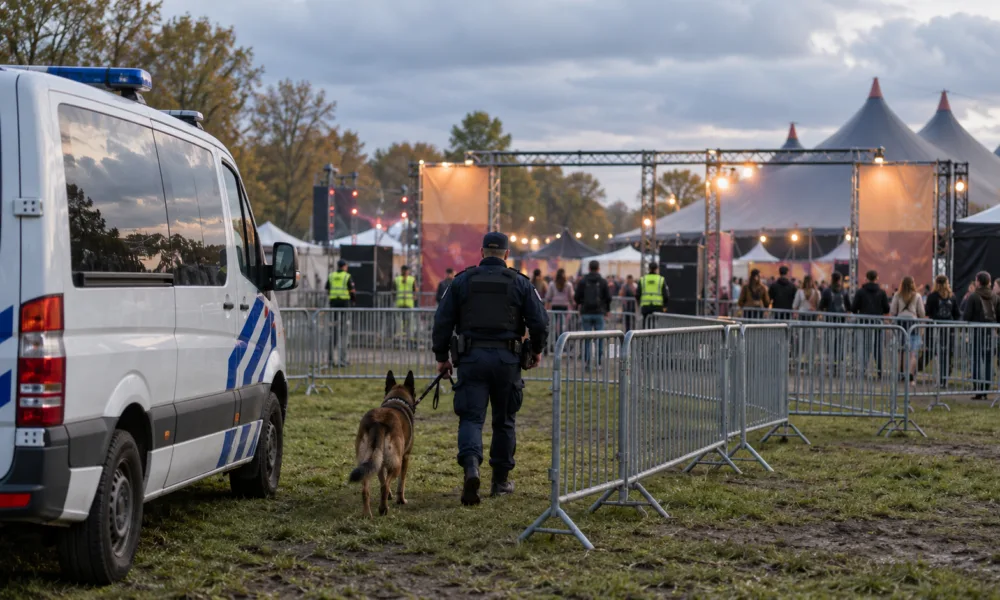 Dwóch policjantów pobitych podczas kontroli narkotykowej na festiwalu Horst Club w Vilvoorde – para z Schaerbeek stanie przed sądem w trybie przyspieszonym