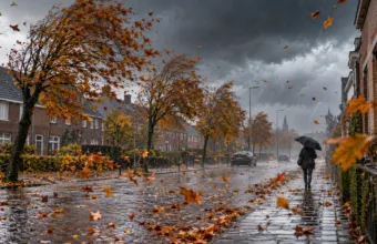 Pierwszy jesienny sztorm Austen nadciąga nad Belgię w piątek 23 października – porywy wiatru do 80 kilometrów na godzinę w głębi kraju, na wybrzeżu nawet do 100