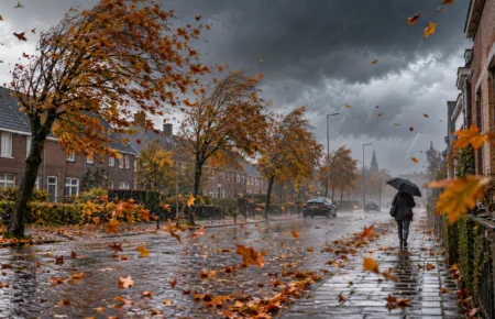 Pierwszy jesienny sztorm Austen nadciąga nad Belgię w piątek 23 października – porywy wiatru do 80 kilometrów na godzinę w głębi kraju, na wybrzeżu nawet do 100
