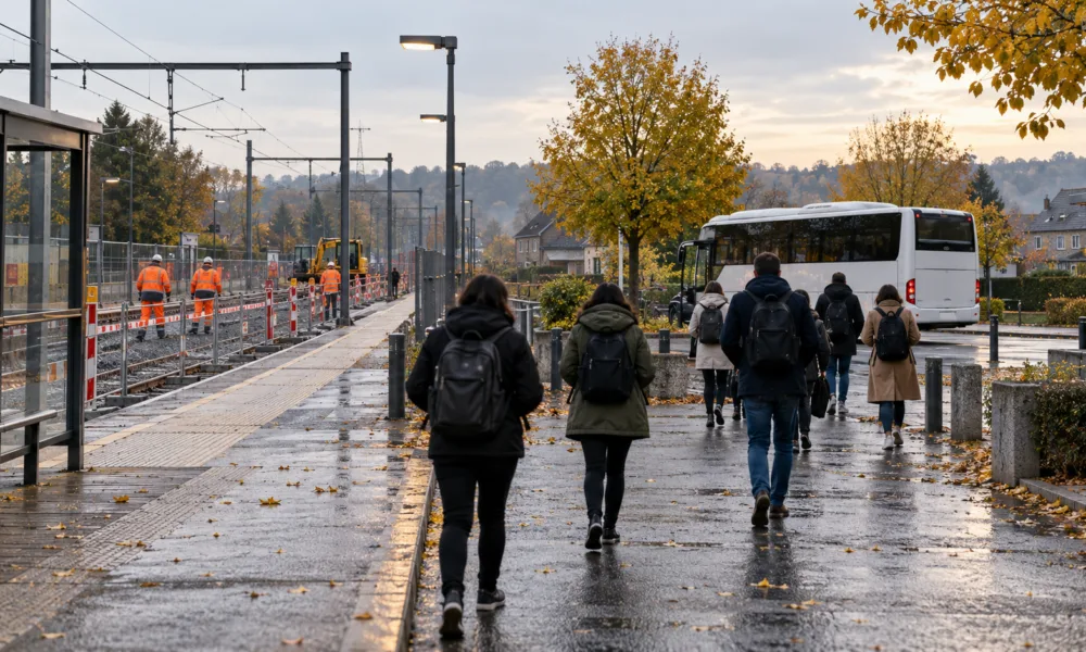 Tydzień utrudnień na linii kolejowej Bruksela – Ottignies od soboty 24 października do 1 listopada – autobusy zamiast pociągów S8, IC nie zatrzymają się na Schuman i Luxembourg