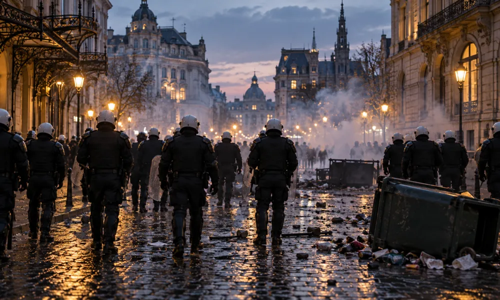 26 skarg do Komitetu P na interwencje policji podczas protestów młodzieży w Brukseli – organizacje praw człowieka krytykują użycie gazu łzawiącego