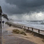Pogoda w czwartek 22 i piątek 23 października – w czwartek przelotne opady i porywy do 60 km/h, w piątek niż sztormowy z porywami od 80 do 100 km/h