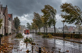 Czwartek 22 października w Belgii – co warto wiedzieć: wietrznie przed sztormem Austen, numer 1722, blokada kampusu ULB i decyzja w sprawie mistrzostw Europy 2030