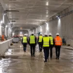 Król Filip jako pierwszy przeszedł nowym tunelem pod Skaldą w Antwerpii – spacer dla wszystkich w weekend 24-25 kwietnia 2027 r., rowerzyści w 2028 r., samochody w 2030 r.