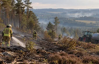 Prowincja Luksemburg chce być gotowa na pożary lasów do lata 2027 r. – program „Lux response”, rolnicy i wolontariusze mają pomagać strażakom według jasnych zasad