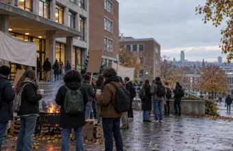 Kampus Solbosch ULB częściowo zablokowany w czwartek 22 października – zajęcia się odbyły, protest przeciw podwyżce czesnego do 1 194 euro