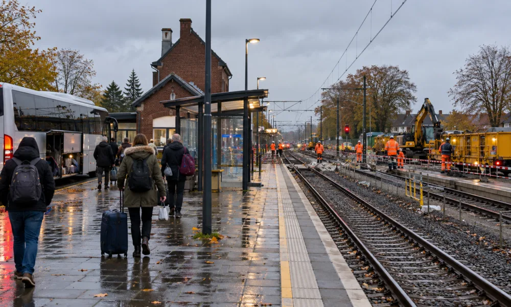 Prace na torach w ferie jesienne – SNCB/NMBS zmienia rozkład, między Leuven a Landen bez pociągów od 2 do 6 listopada i 11 listopada