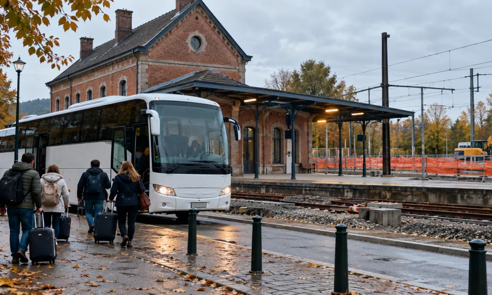 Ferie jesienne bez pociągów między Gandawą a Oudenaarde – od soboty 31 października do niedzieli 8 listopada autobusy zastępcze