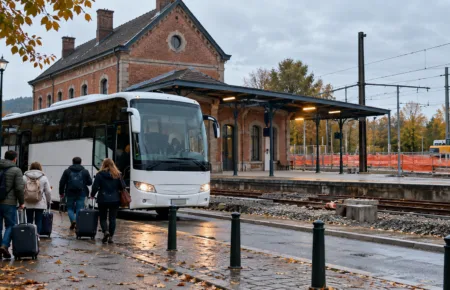 Ferie jesienne bez pociągów między Gandawą a Oudenaarde – od soboty 31 października do niedzieli 8 listopada autobusy zastępcze