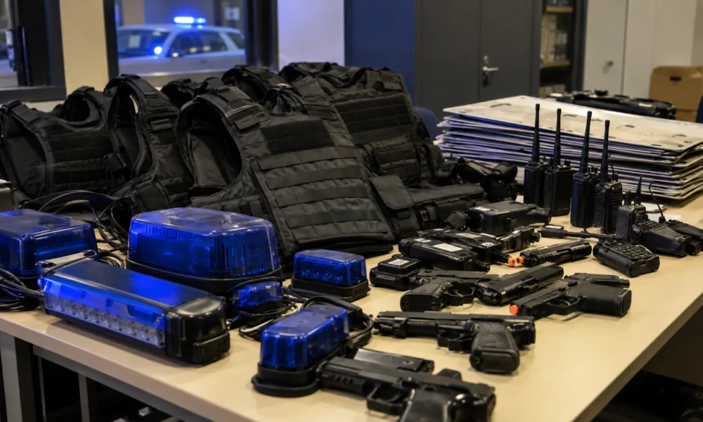 Fałszywi policjanci z kogutem i syreną zatrzymani w okolicach Liège – mieli przygotowywać kolejny carjacking, śledczy przypisują im około 20 przestępstw