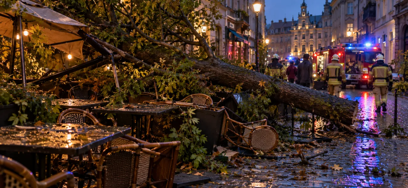 Bilans sztormu Austen w Belgii – czworo rannych w Brukseli, przerwane linie kolejowe i tramwajowe, prawie 2,8 miliona alertów BE-Alert